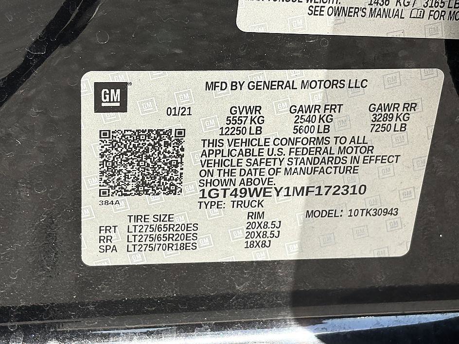 Used 2021 Ebony Twilight Metallic GMC Denali image 24