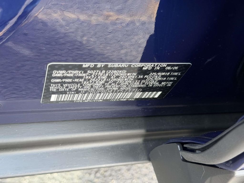 New 2026 SAPPHIRE BLUE PEARL Subaru Premium image 25
