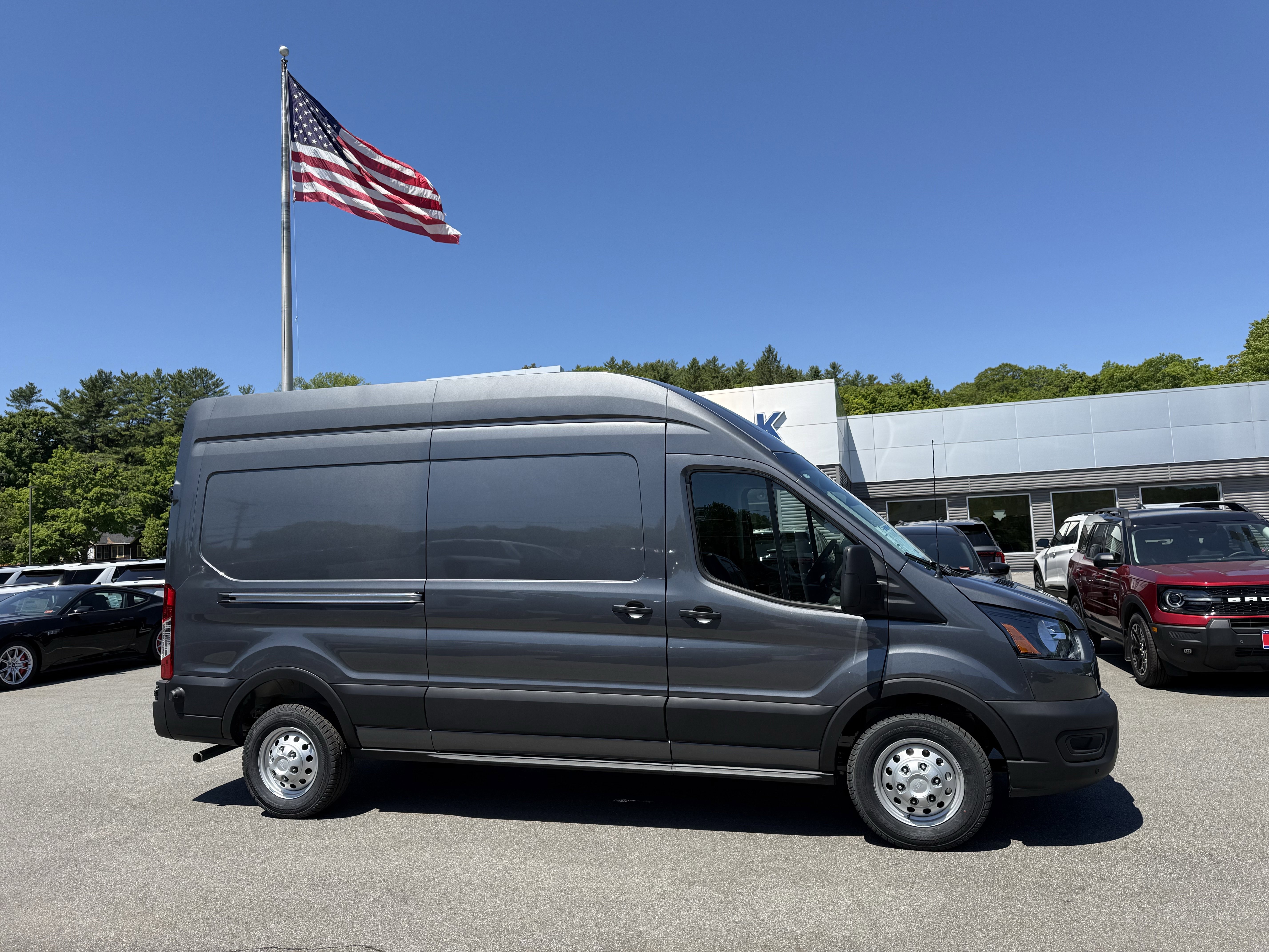 New 2026 Carbonized Gray Metallic Ford Cargo Van image 2