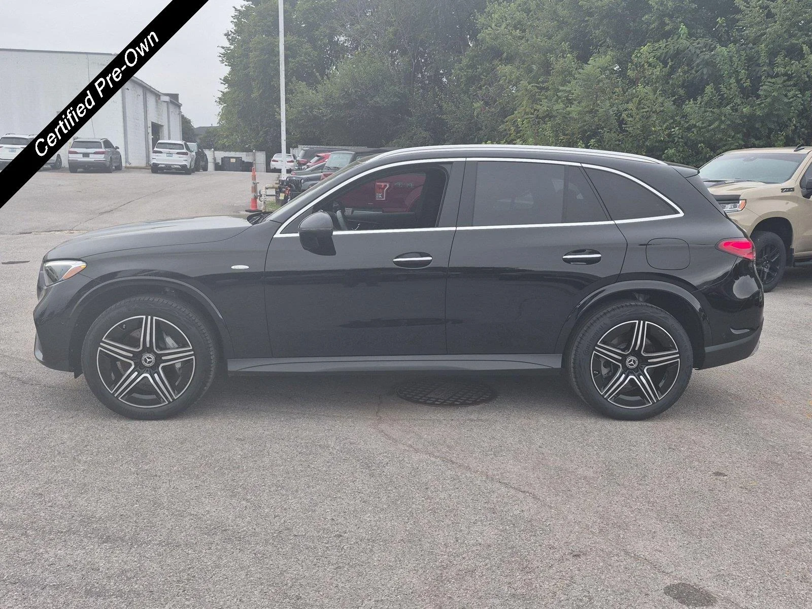 Certified Used 2025 Black Mercedes-Benz GLC 350e image 2