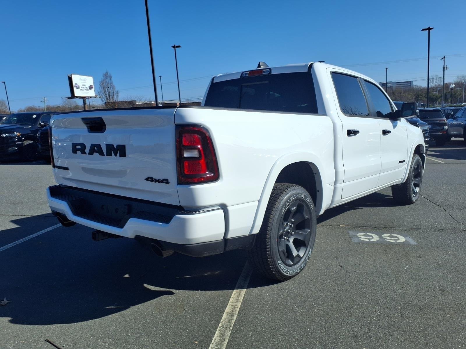 New 2026 Bright White Clear-Coat Exterior Paint RAM Big Horn image 24