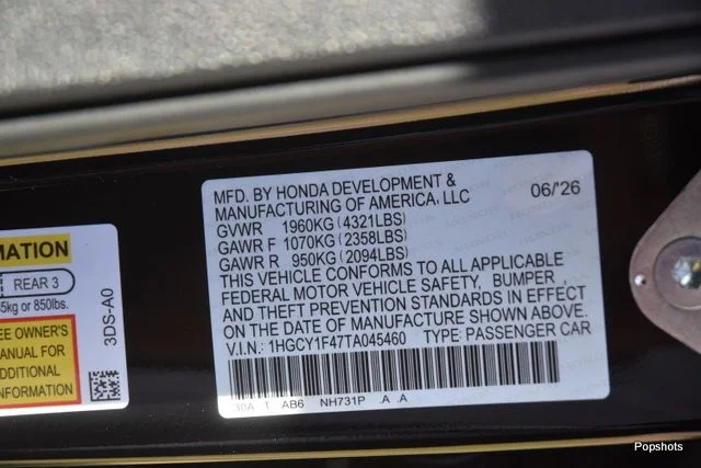 New 2026 Crystal Black Pearl Honda SE image 19