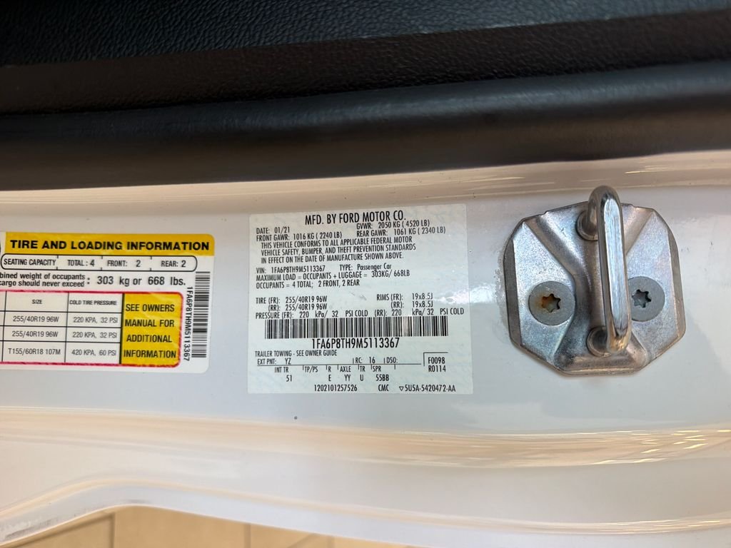 Used 2021 White Ford EcoBoost Premium image 15