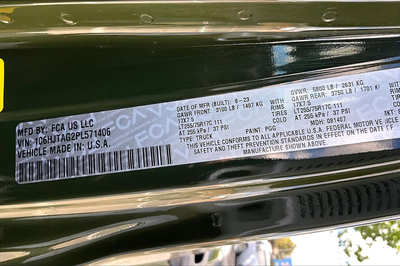 Used 2023 Sarge Green Clearcoat Jeep Willys image 29