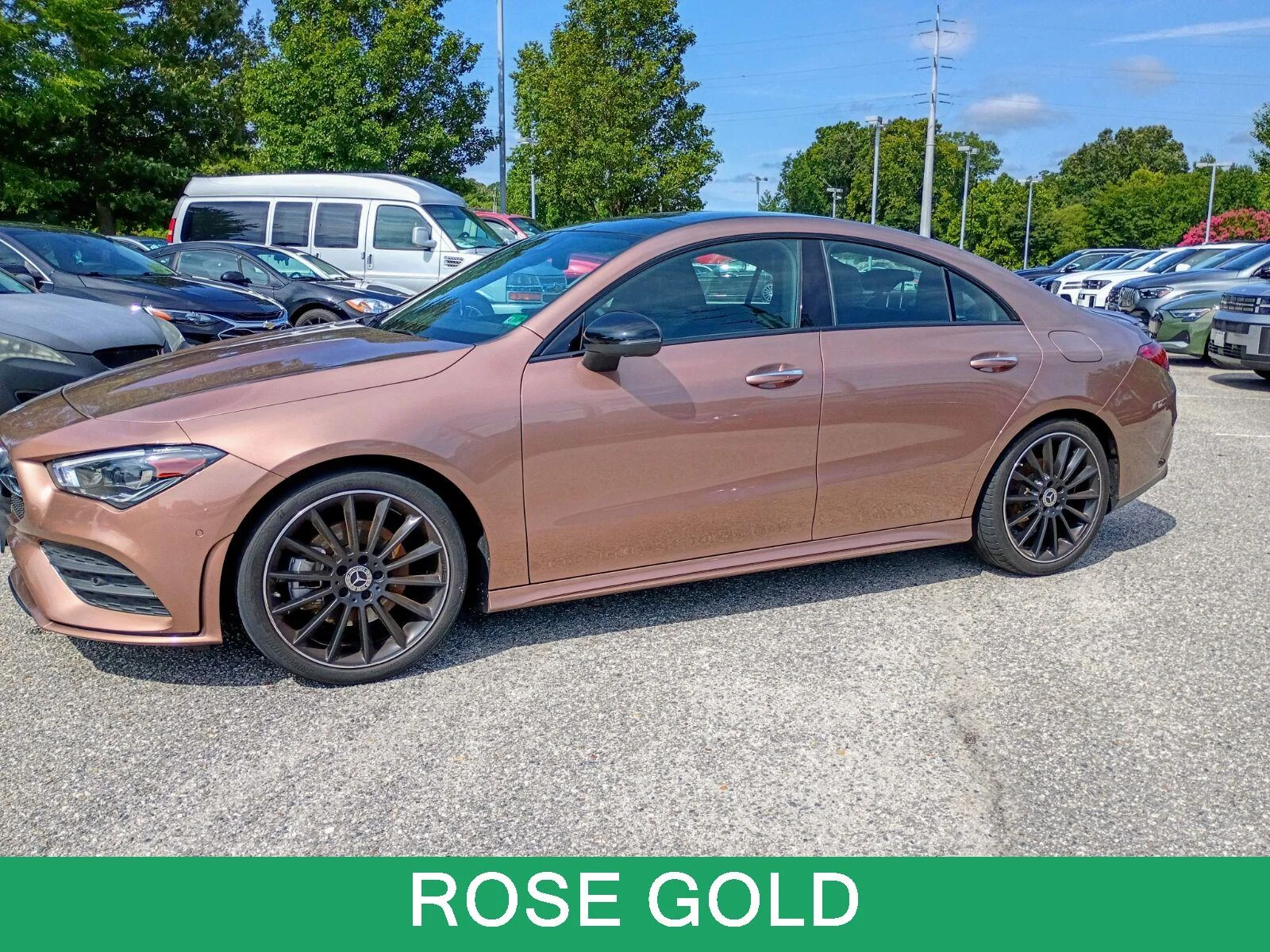 Certified Used 2022 Rose Gold Metallic Mercedes-Benz CLA 250 image 1