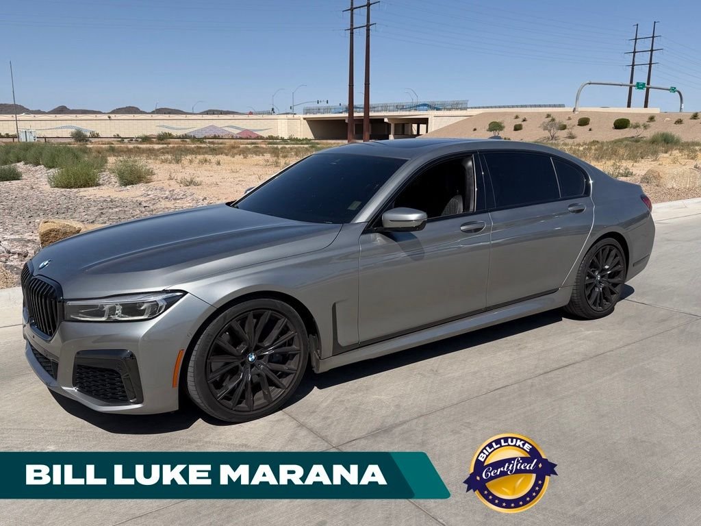 Certified Used 2022 Gray BMW 740i image 1