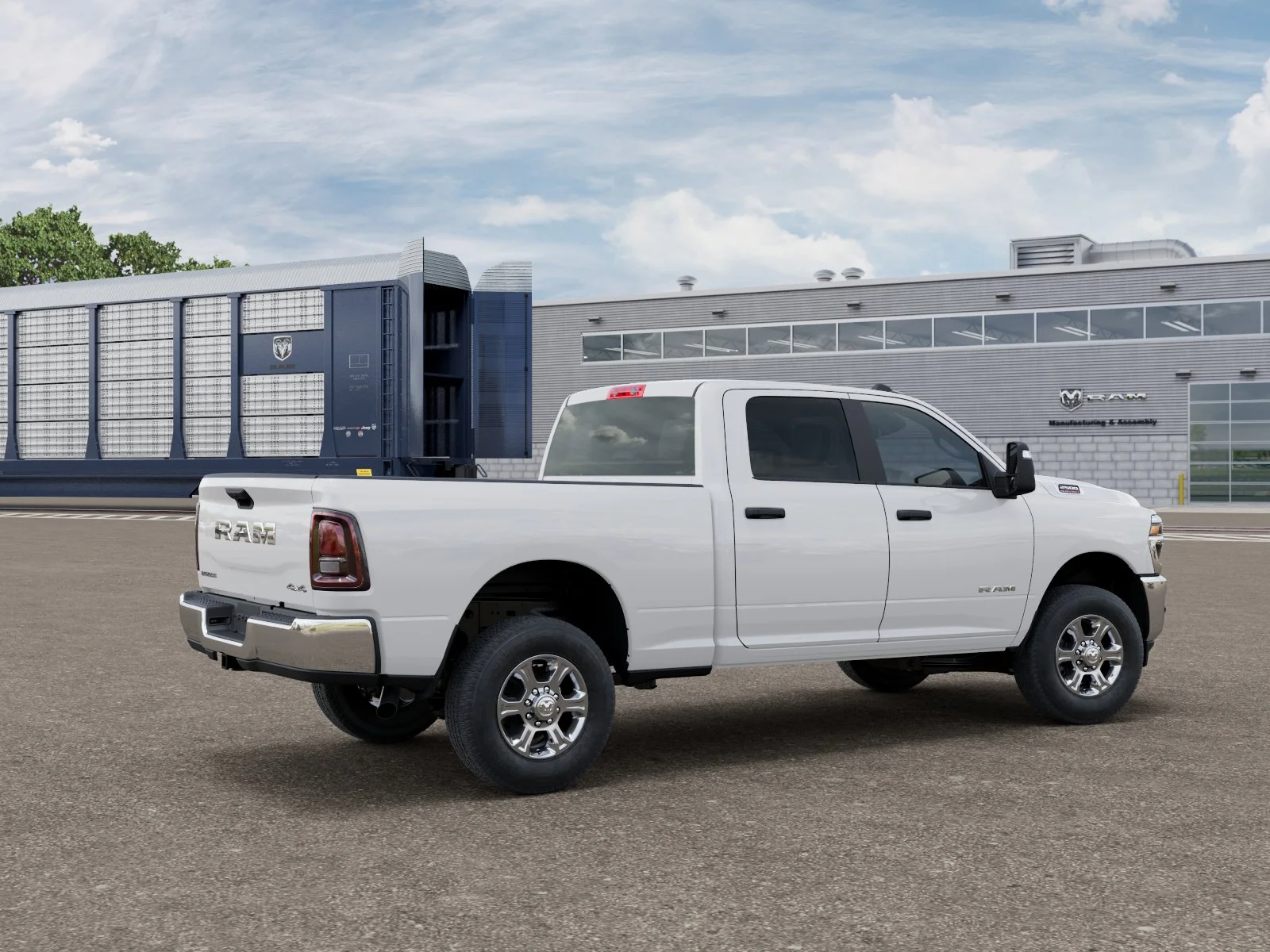 New 2026 Bright White Clearcoat RAM Big Horn image 2