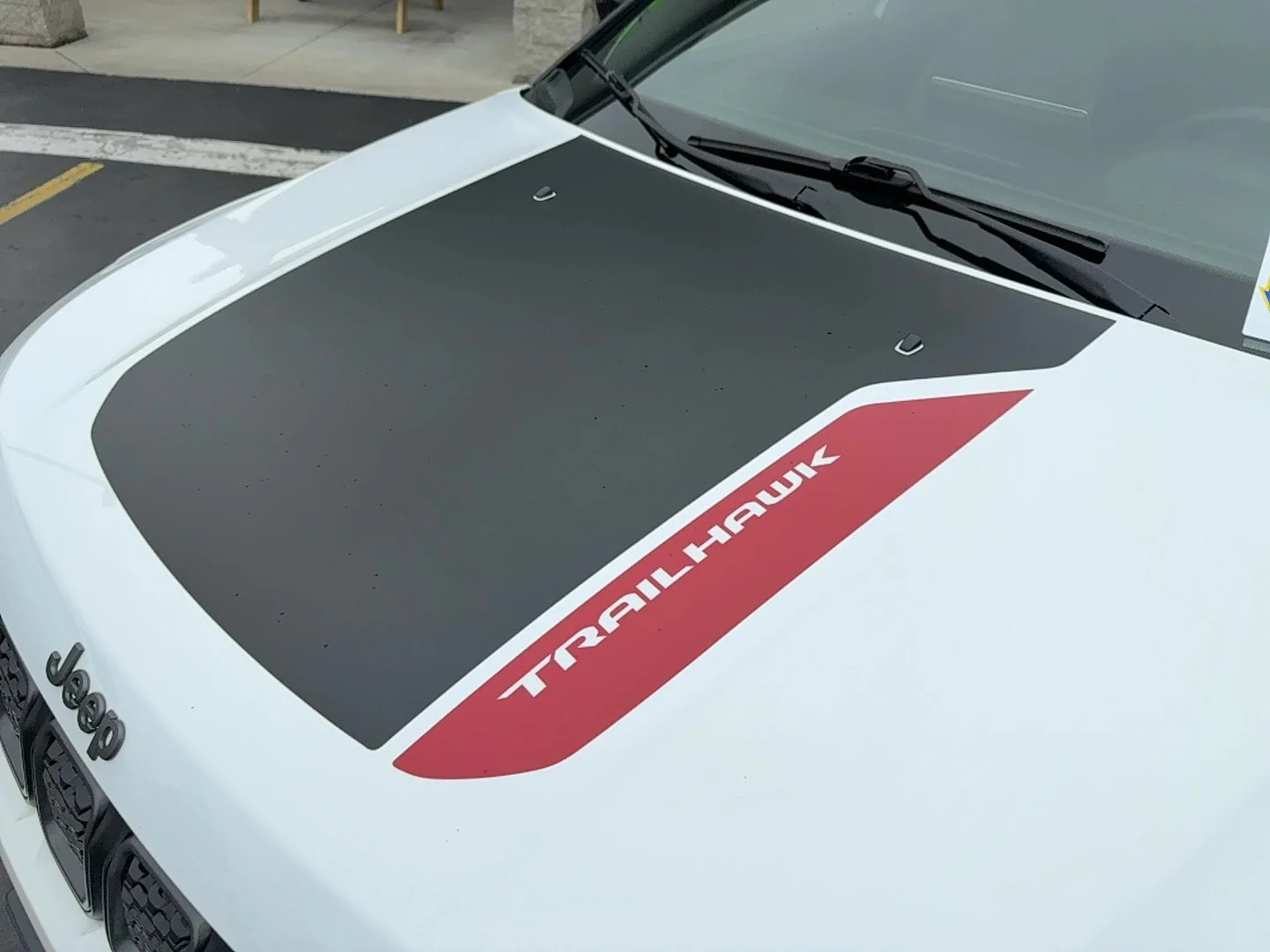 Used 2023 Bright White Clearcoat Jeep Trailhawk image 9