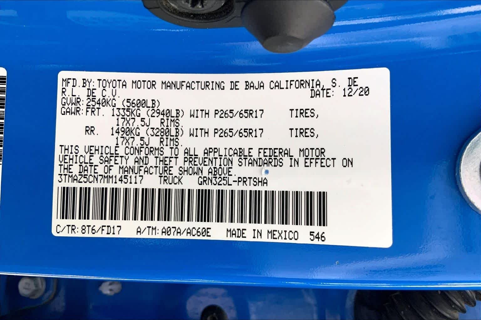 Used 2021 Voodoo Blue Toyota TRD Sport image 37