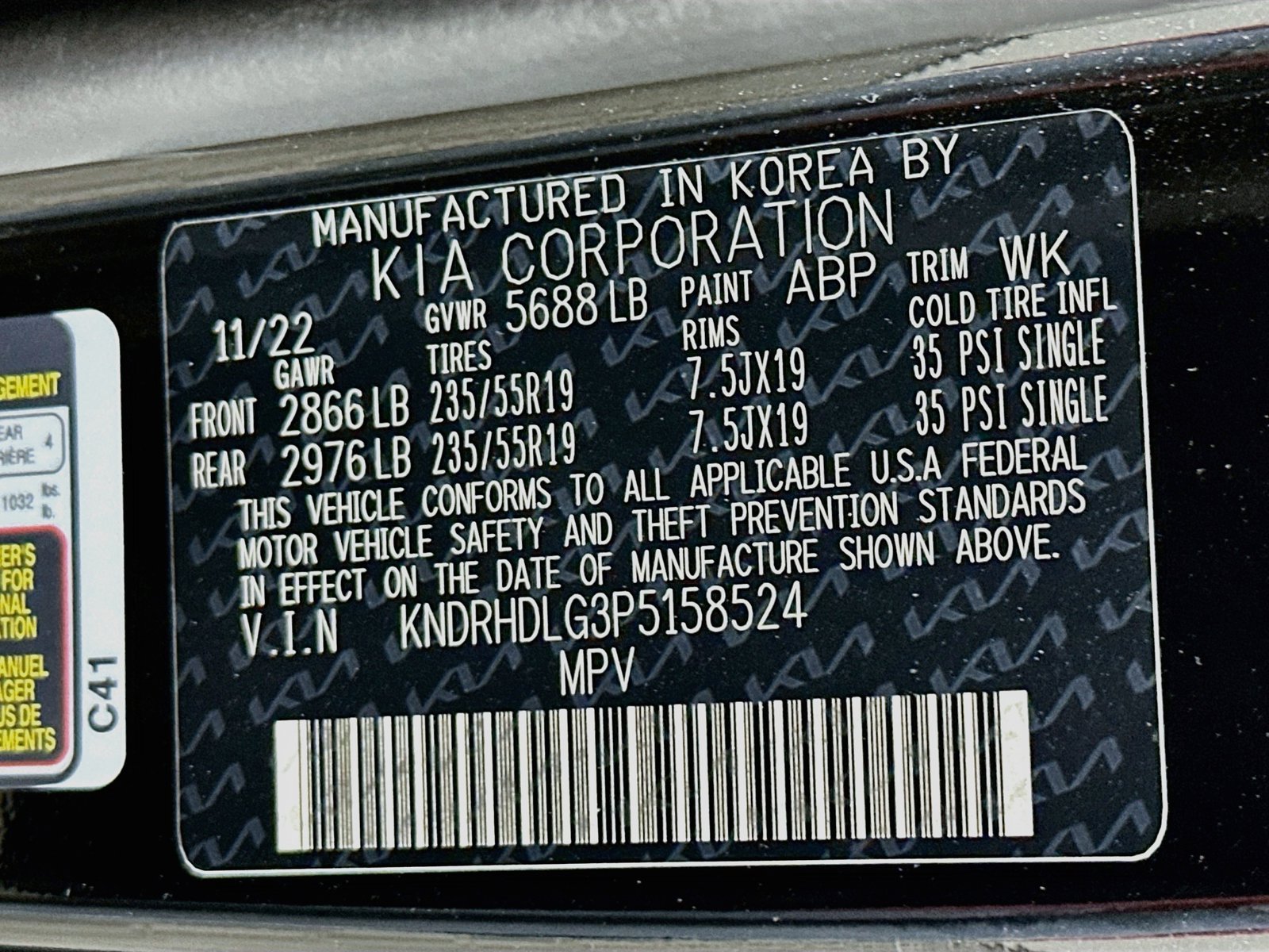 Used 2023 Aurora Black Kia EX image 33