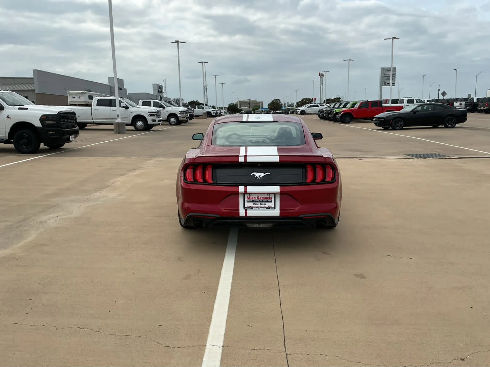 Used 2020 Rapid Red Metallic Tinted Clearcoat Ford EcoBoost Premium image 7