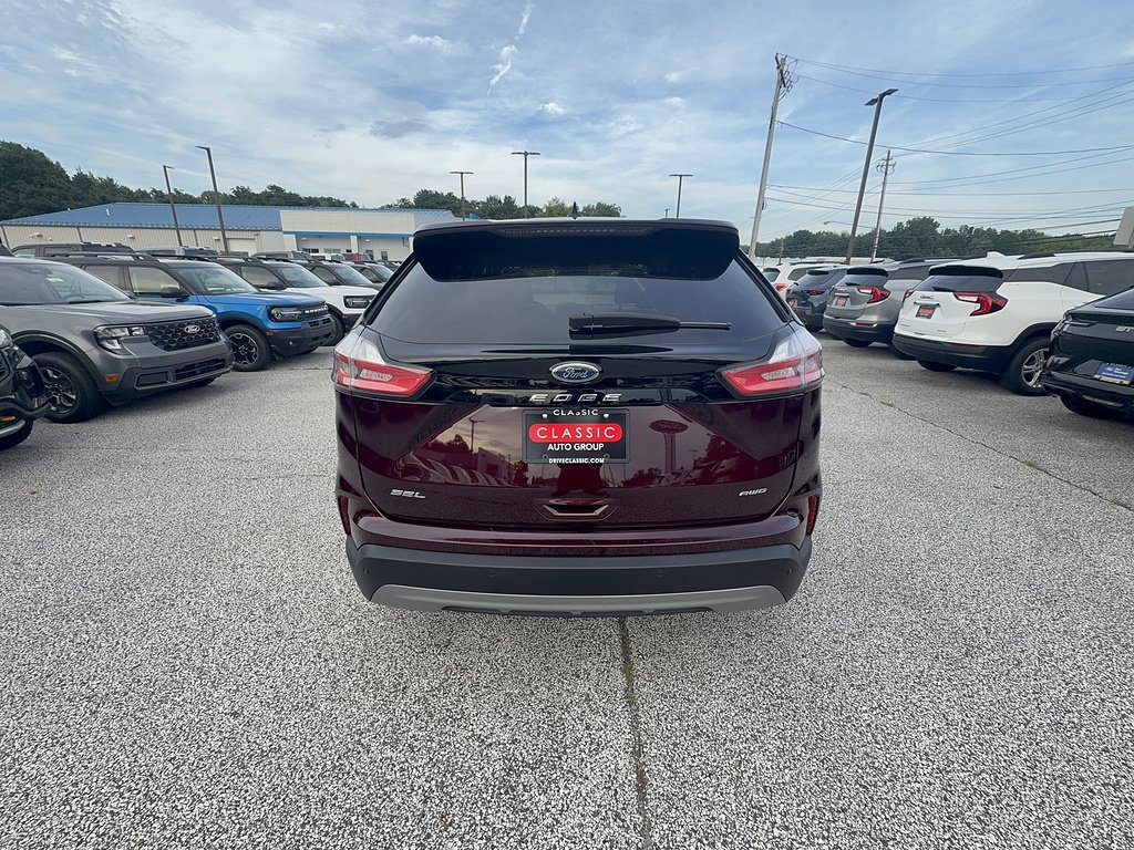 Certified Used 2023 Burgundy Ford SEL image 6