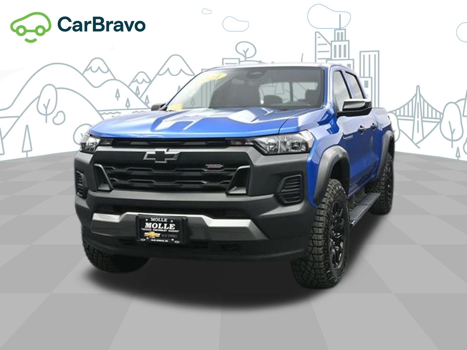 Used 2024 Glacier Blue Metallic Chevrolet Trail Boss image 33