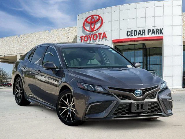 Certified Used 2022 PREDAWN GRAY MICA Toyota Hybrid SE image 1