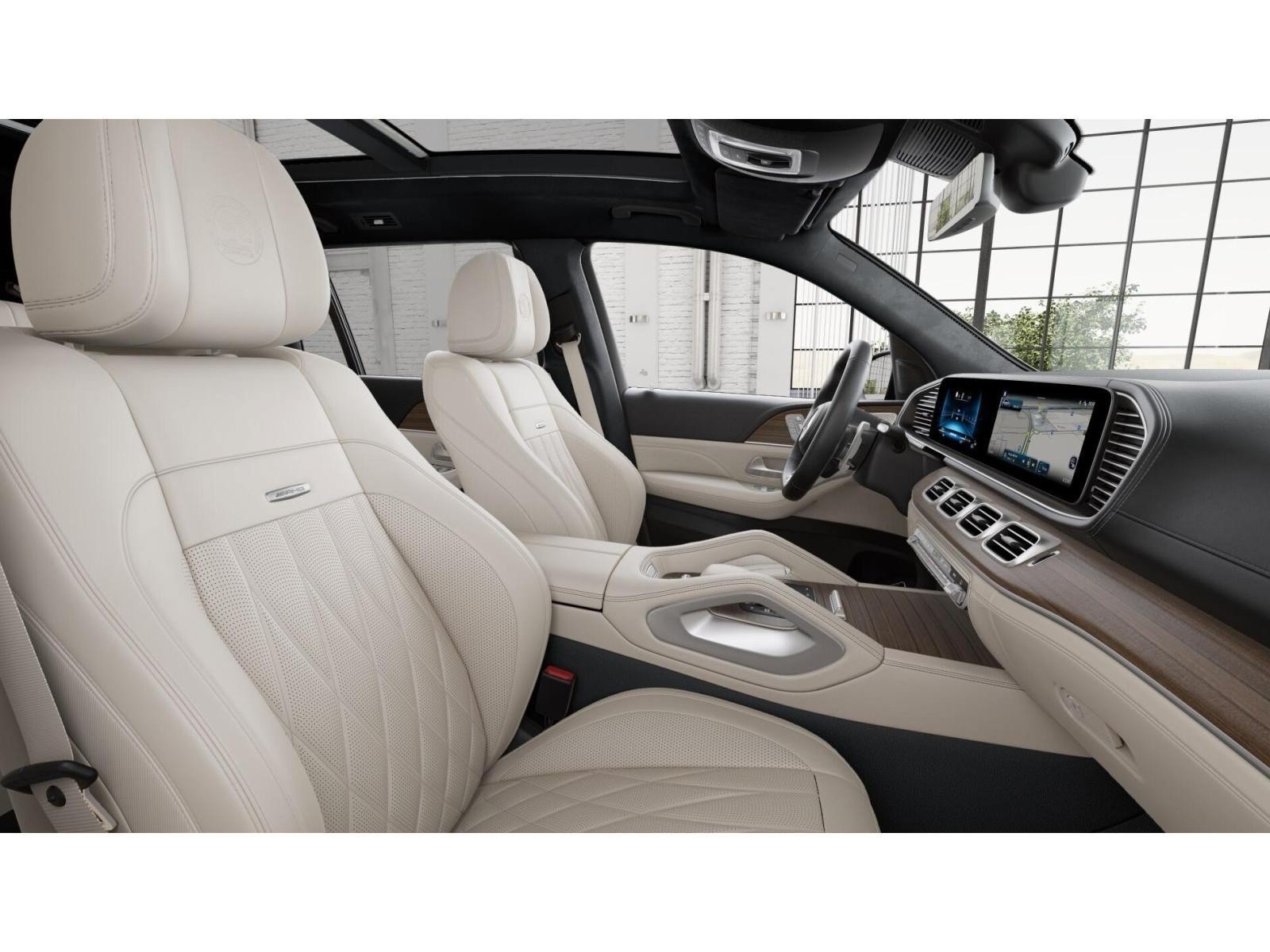 New 2026 MANUFAKTUR Moonlight White Metallic Mercedes-Benz GLS 63 AMG® 4D Sport Utility 4MATIC®  image 5