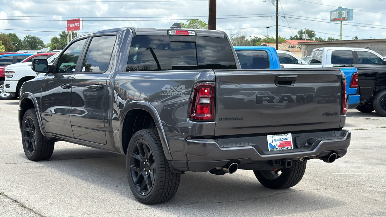 New 2026 Granite Crystal Metallic Clear-Coat Exterior Paint RAM Laramie image 7