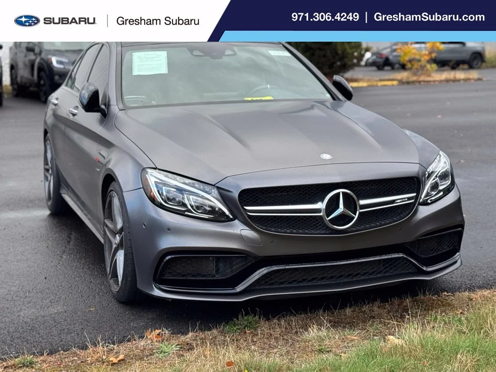 Used 2015 Gray Mercedes-Benz C 63 S AMG® image 1