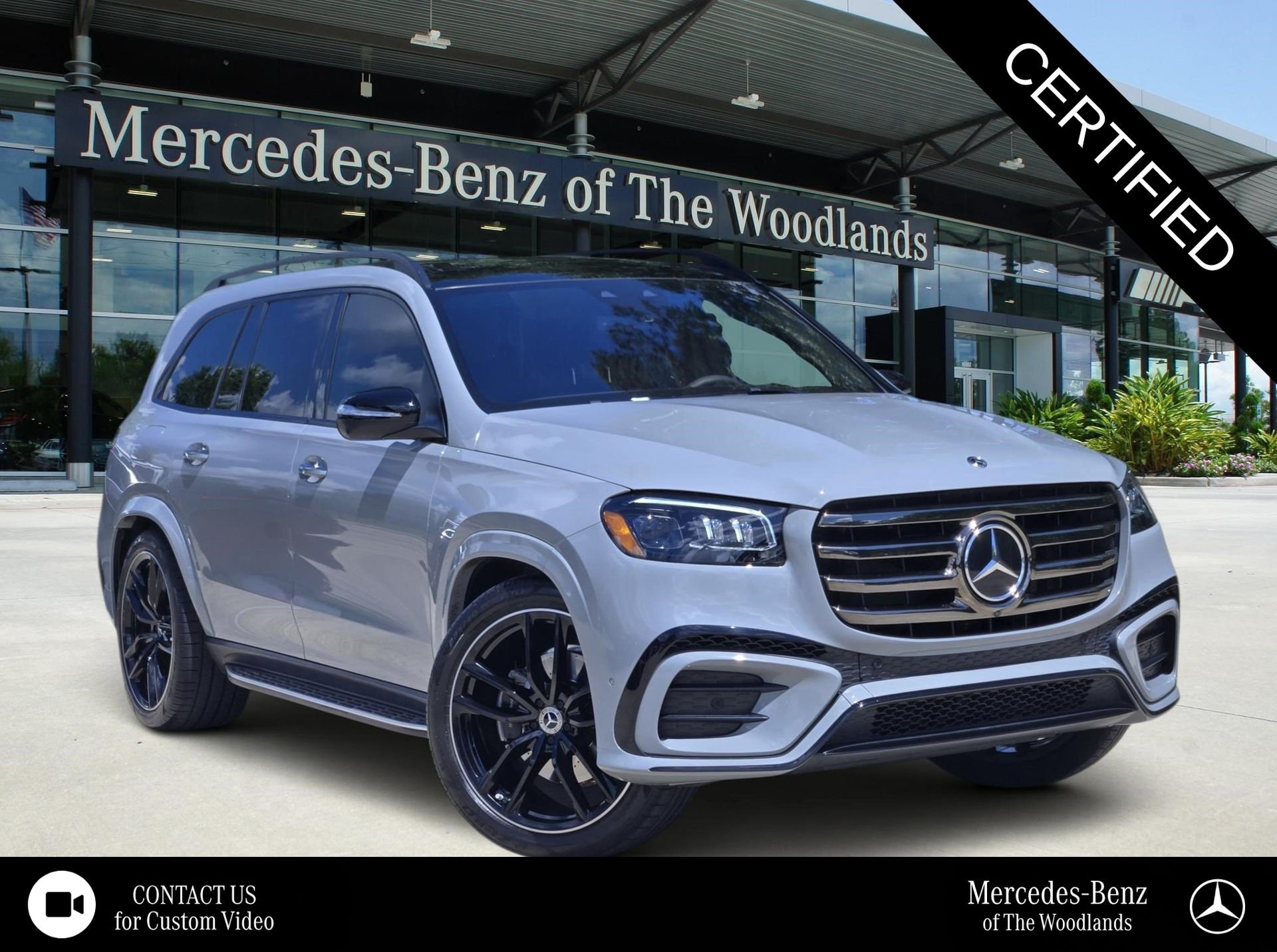 Certified Used 2024 MANUFAKTUR Alpine Gray Mercedes-Benz GLS 580 image 1