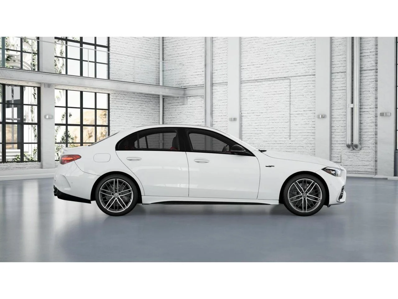 New 2026 Polar White Mercedes-Benz AMG® C 43 4MATIC® Sedan image 2