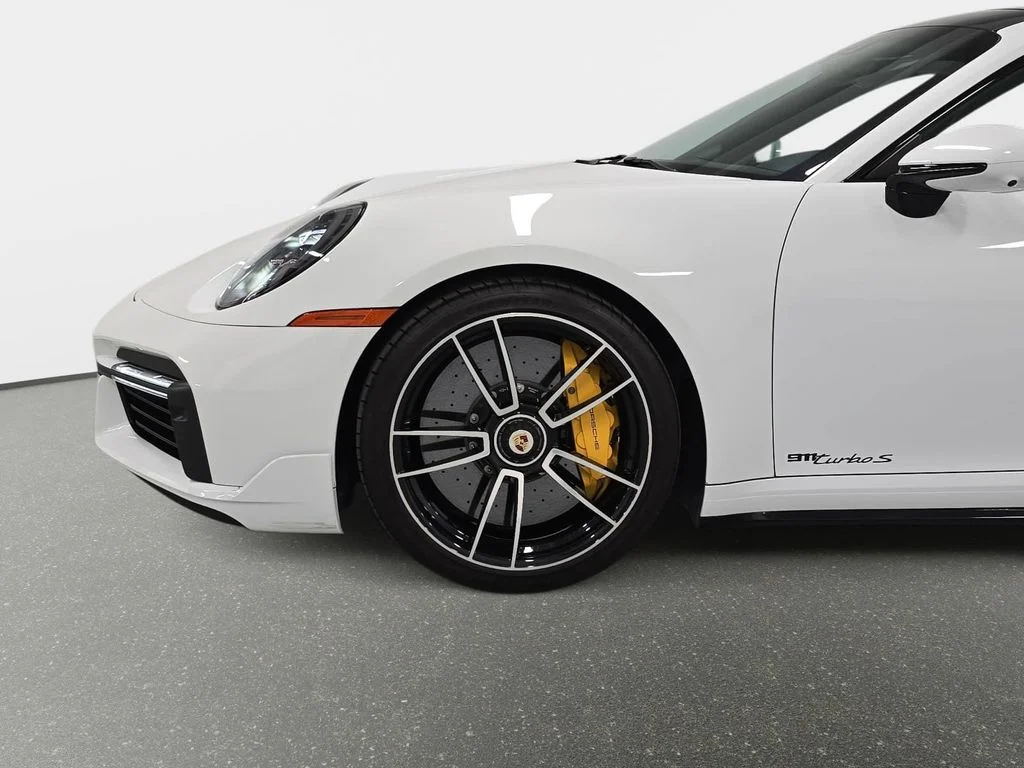 Certified Used 2021 White Porsche Turbo S image 10