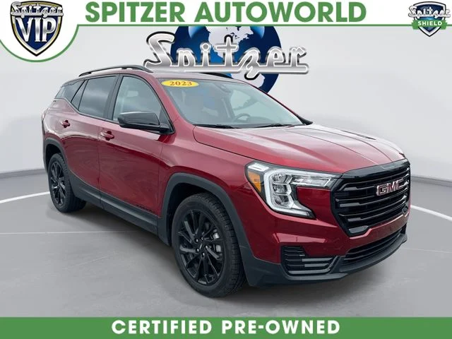 Used 2023 Red GMC SLE image 1