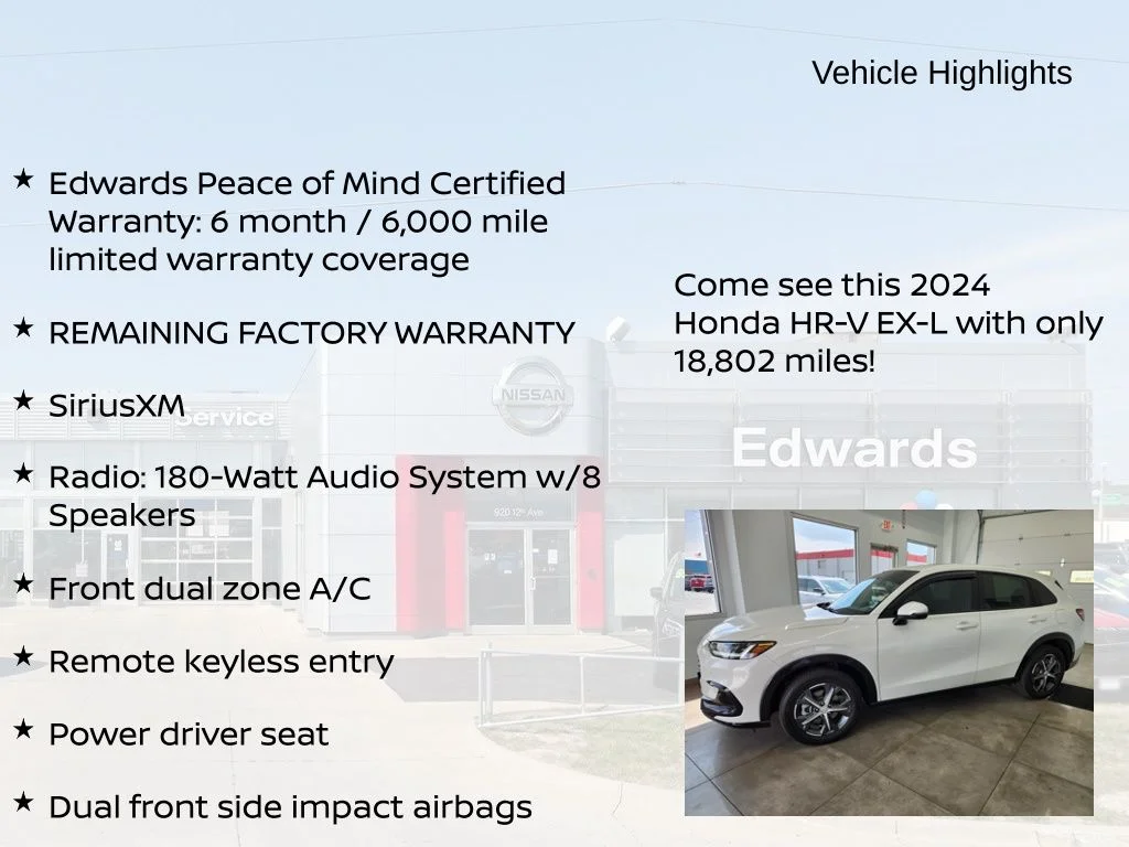 Used 2024 White Honda EX-L image 10