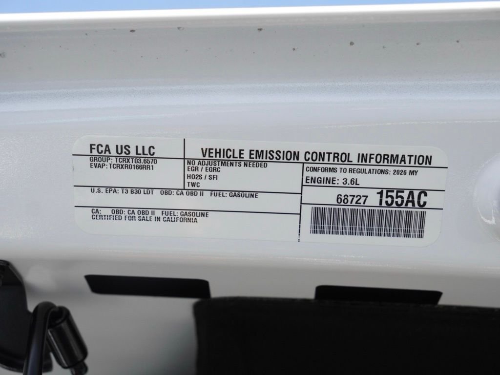 New 2026 Bright White Clear-Coat Exterior Paint Jeep Mojave image 26