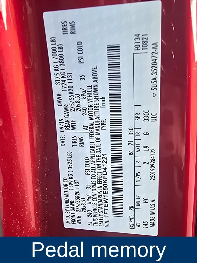Used 2019 Red Ford LARIAT image 11