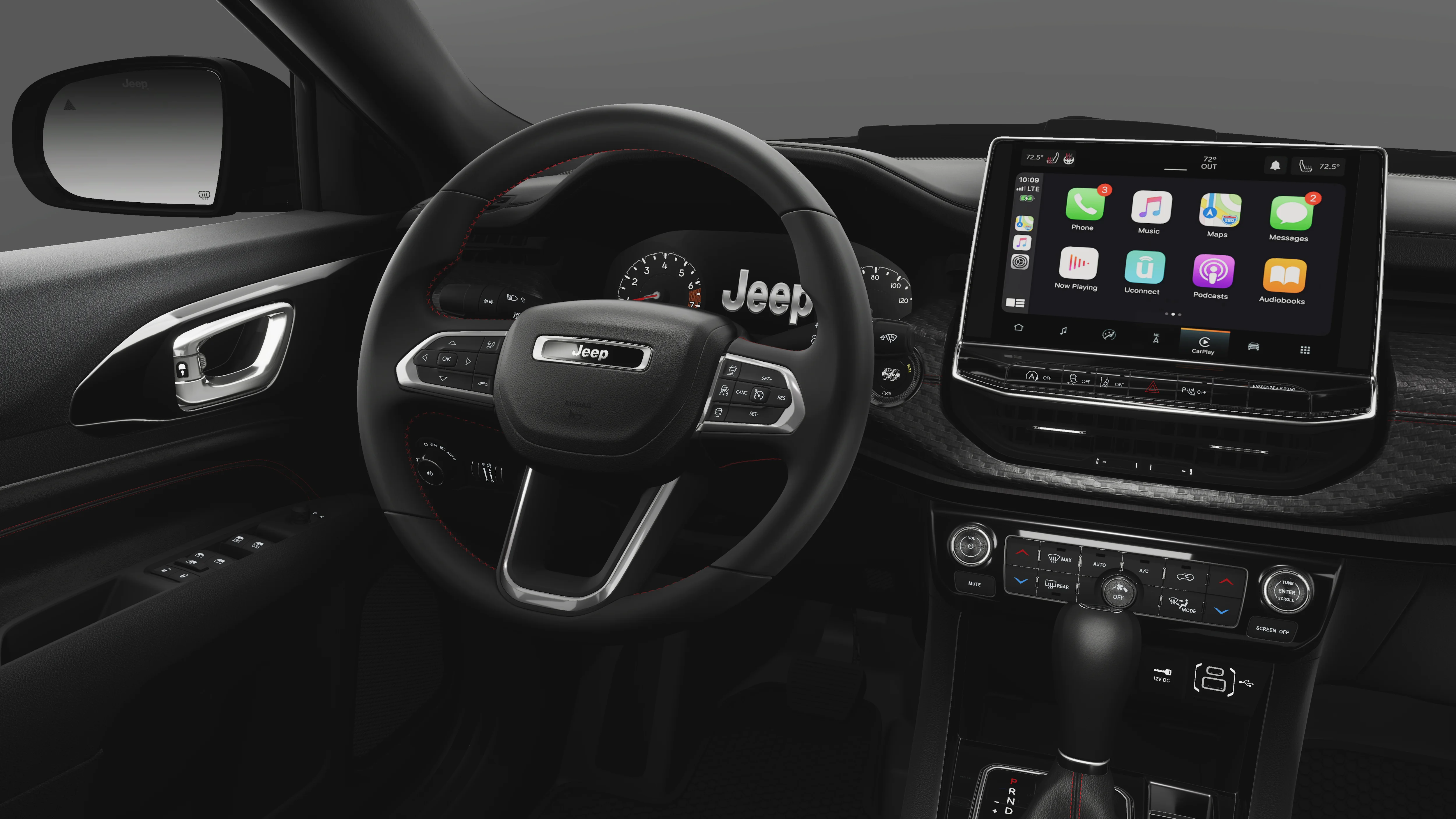 New 2026 Red Hot Pearl-Coat Exterior Paint Jeep Trailhawk image 9