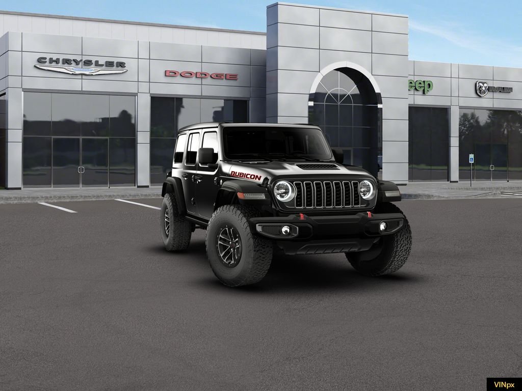 New 2026 Black Clear-Coat Exterior Paint Jeep Rubicon image 6