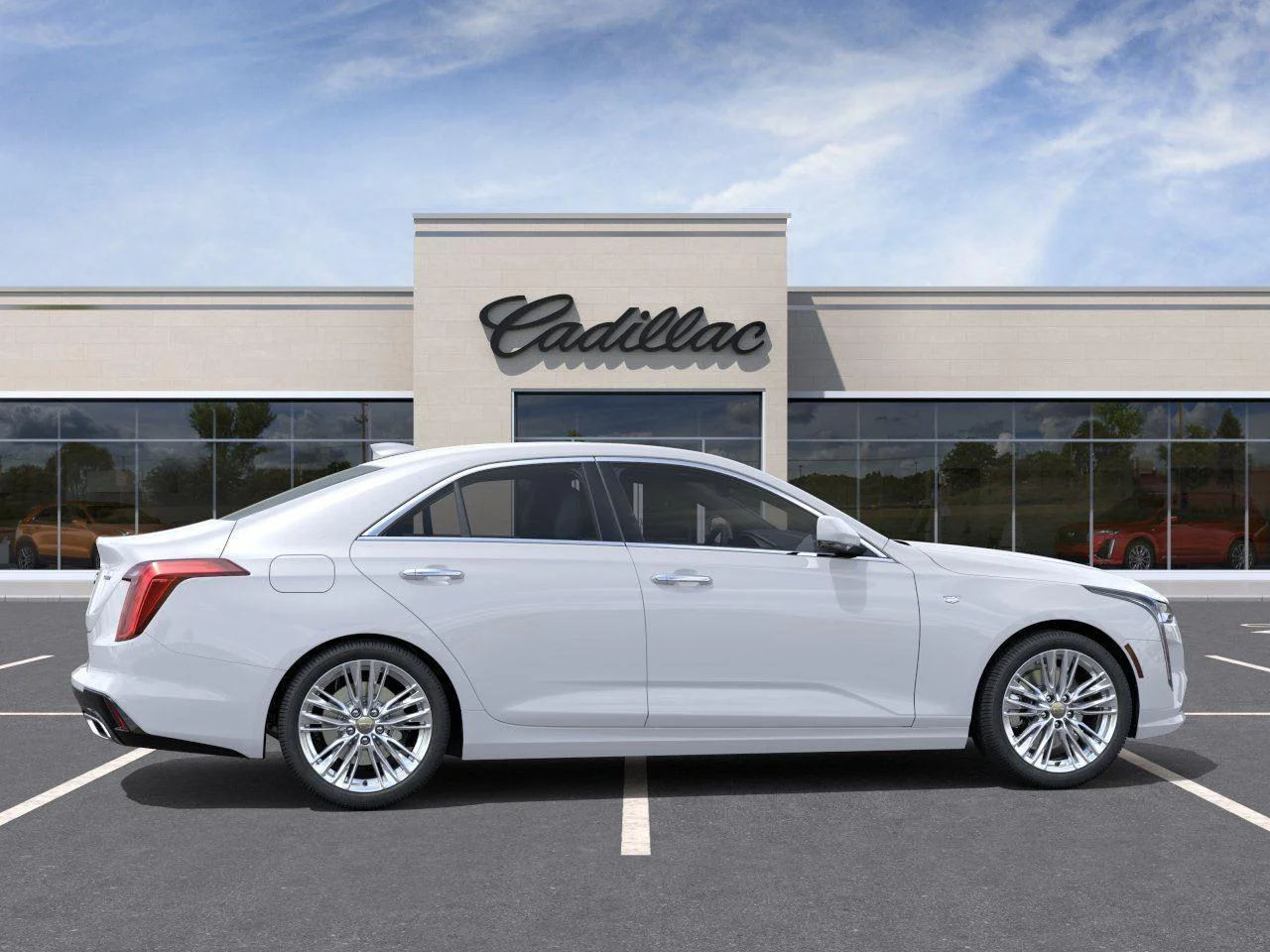 New 2026 Vibrant White Tricoat (Late Availability) Cadillac Premium Luxury image 5