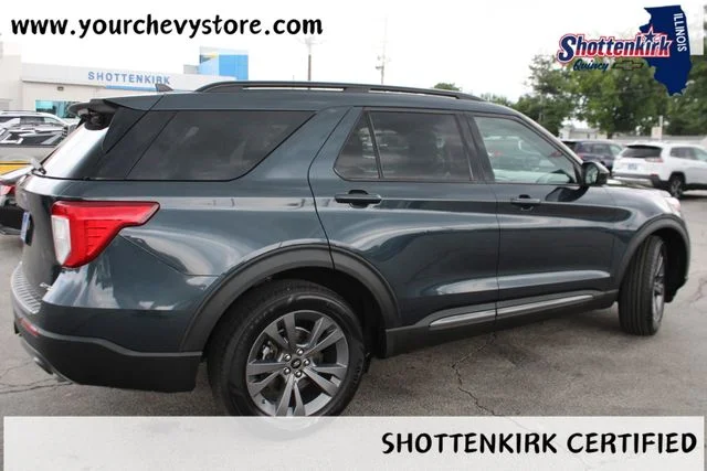 Used 2022 Blue Ford XLT image 4