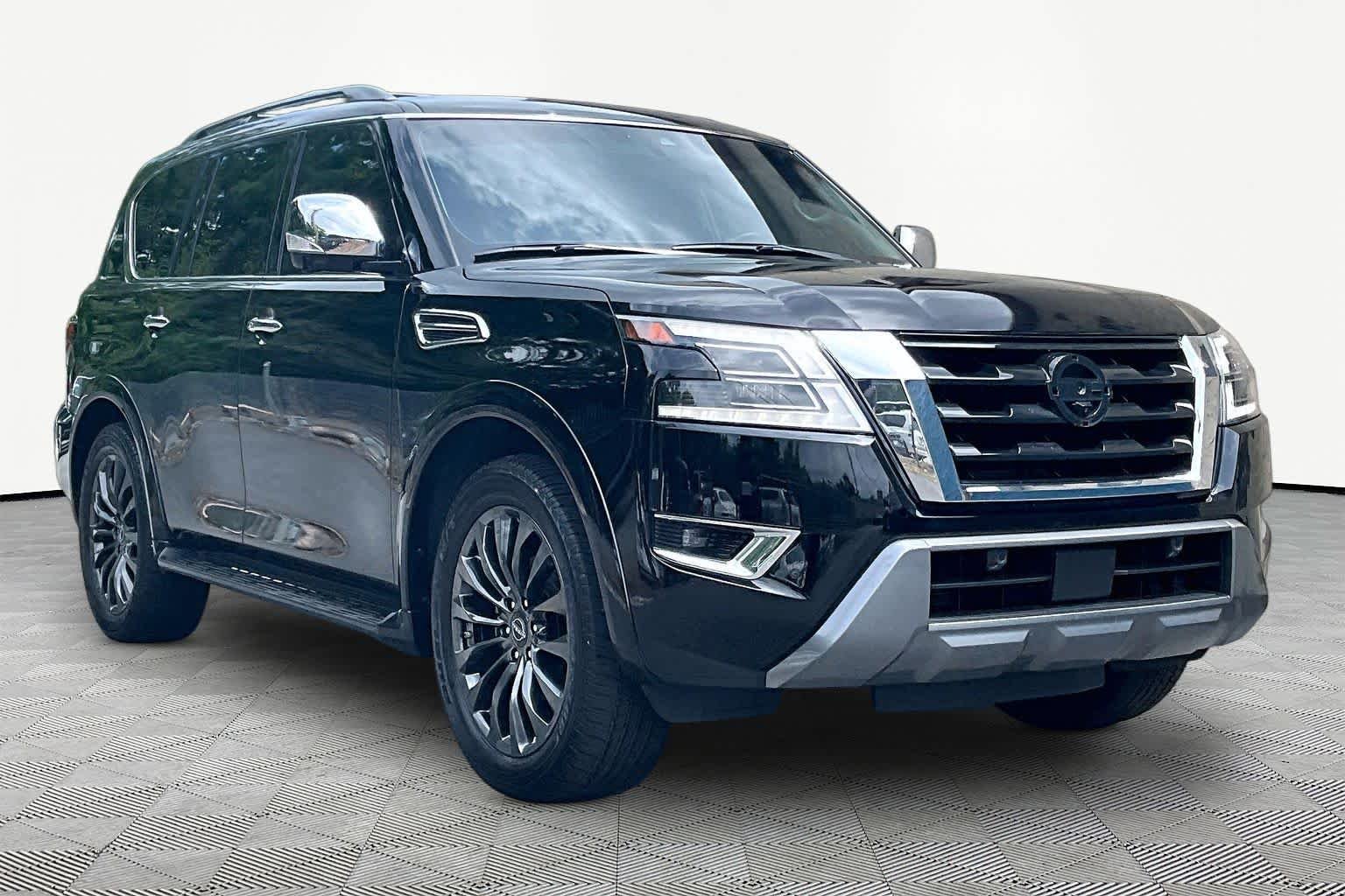 Used 2024 Super Black Nissan Platinum image 3