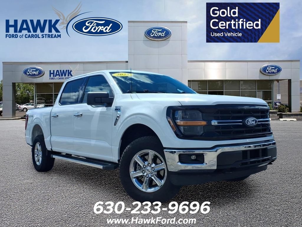 Certified Used 2025 White Ford XLT image 1