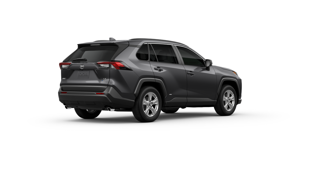 New 2025 Magnetic Gray Metallic Toyota Hybrid LE image 10