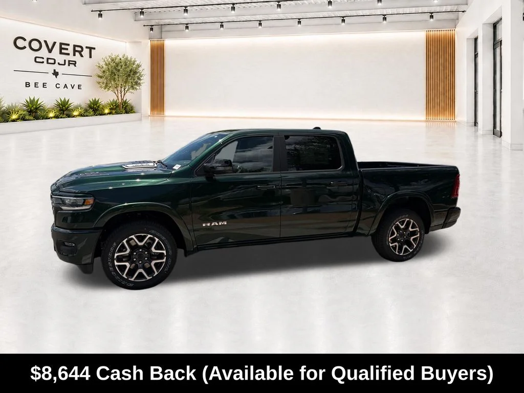 New 2026 Serrano-Green Metallic Exterior Paint RAM Laramie image 5