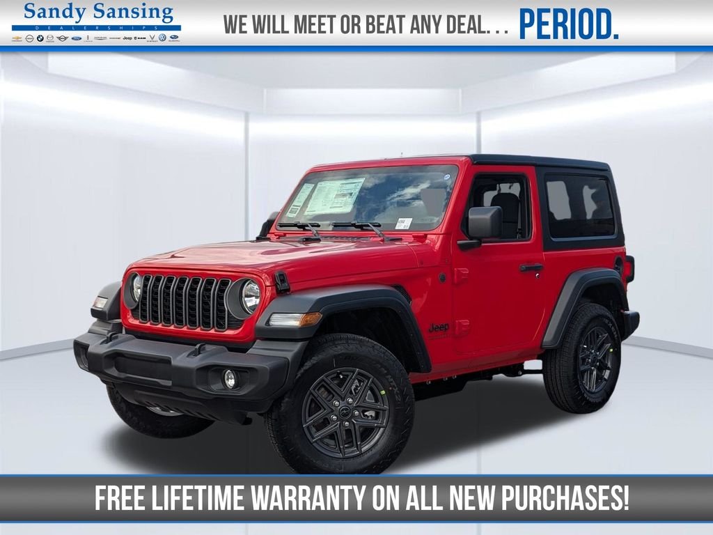 New 2026 Firecracker Red Clear-Coat Exterior Paint Jeep Sport image 1