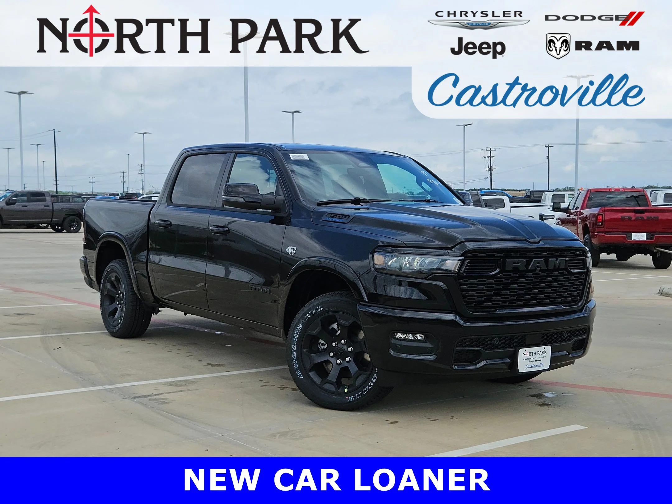 New 2026 Diamond Black Crystal Pearlcoat RAM Big Horn/Lone Star image 1