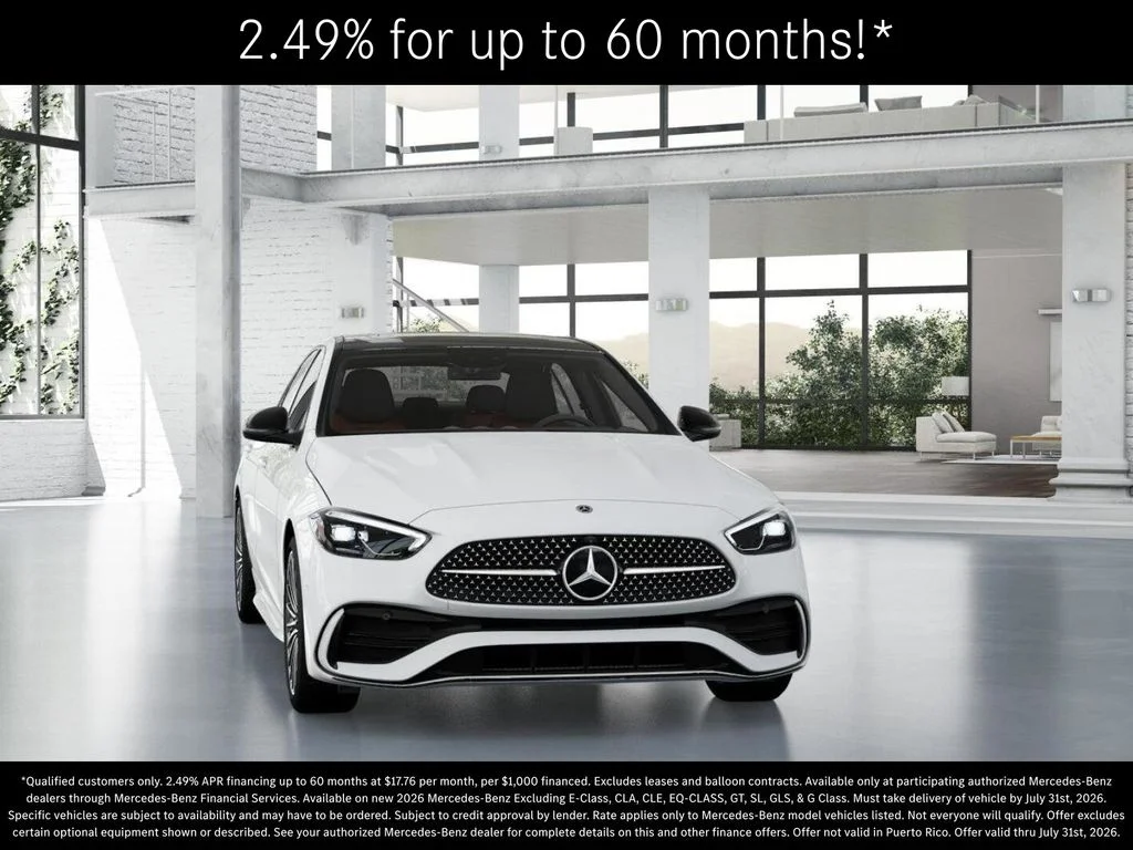 New 2026 Polar White Mercedes-Benz C 300 image 8