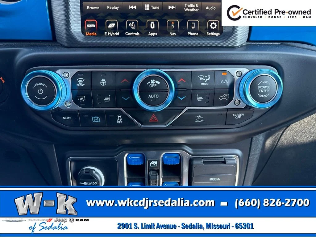 Certified Used 2023 Blue Jeep Sahara 4xe image 36