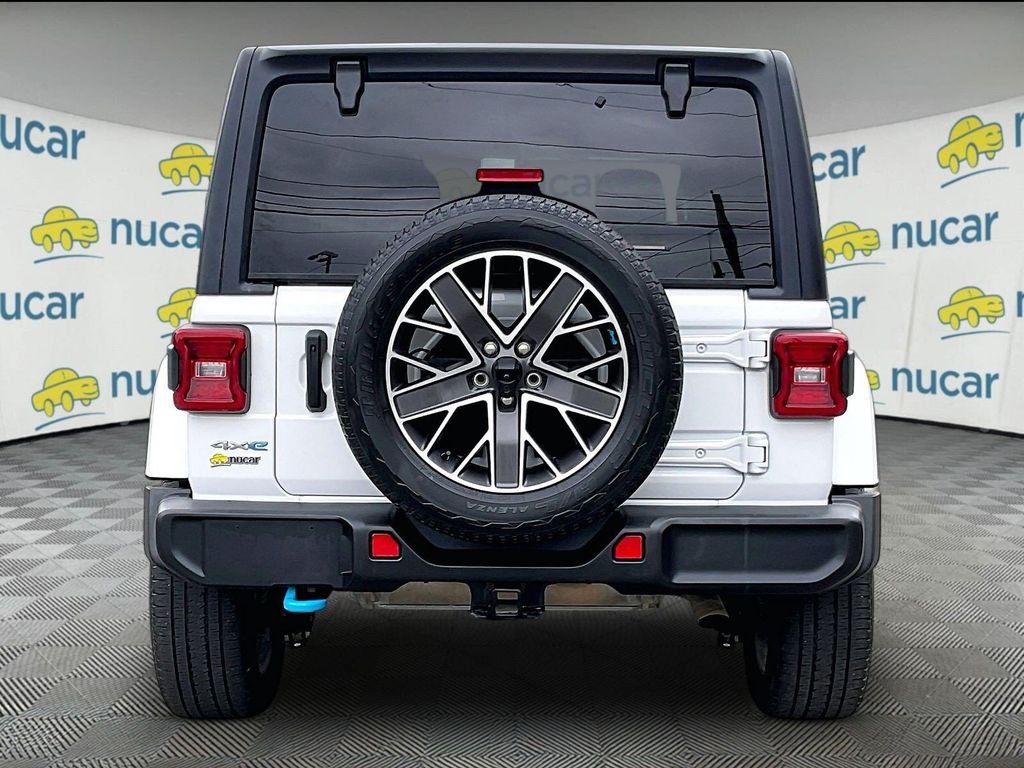 Used 2023 White Jeep Sahara 4xe image 5
