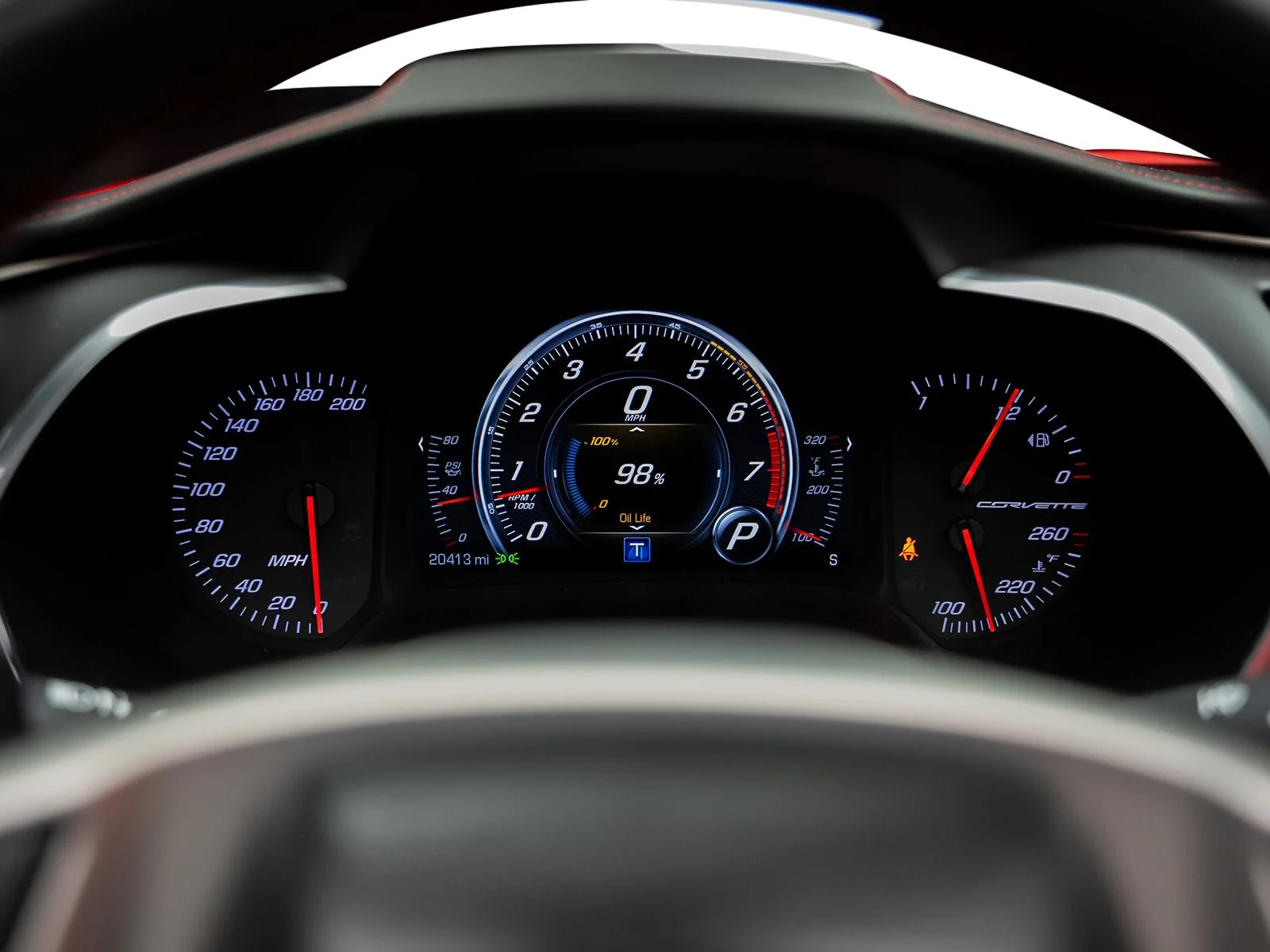 Used 2016 Red Chevrolet Stingray Z51 image 40