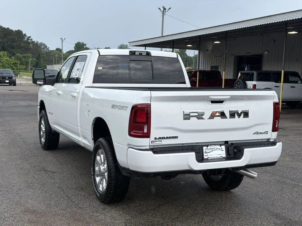 New 2026 Bright White Clear-Coat Exterior Paint RAM Laramie image 5