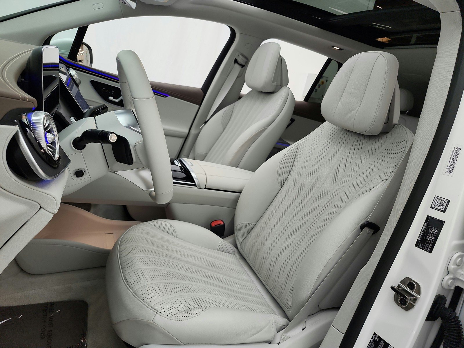 Certified Used 2023 Polar White Mercedes-Benz EQE 350+ SUV image 2