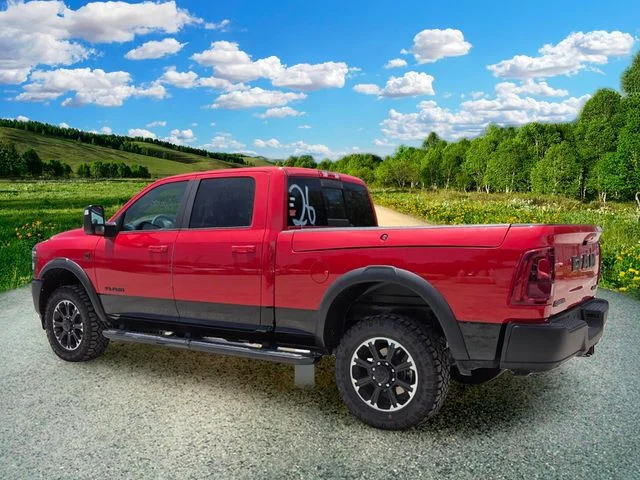 New 2026 Flame Red Clear-Coat Exterior Paint RAM Rebel image 4