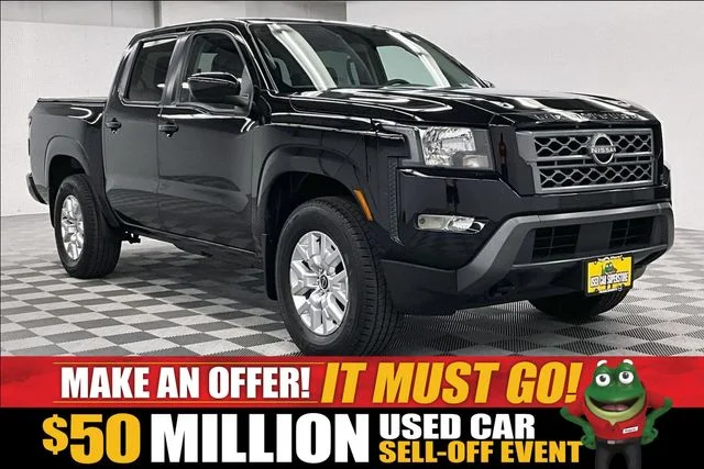Used 2022 Super Black Nissan SV image 1