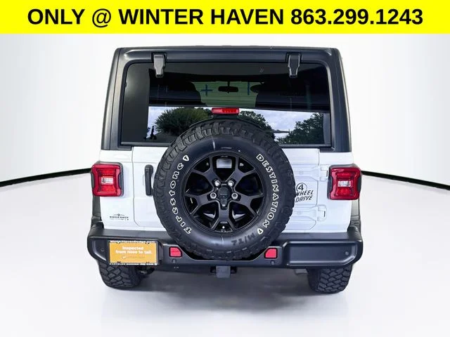 Used 2021 White Jeep Unlimited Willys image 6