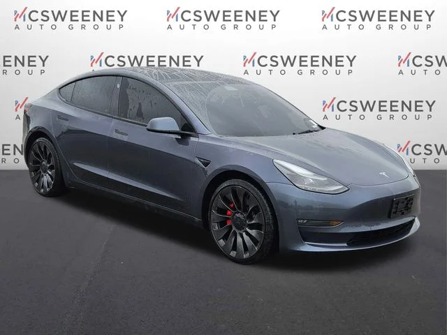 Used 2023 Gray Tesla Performance image 7