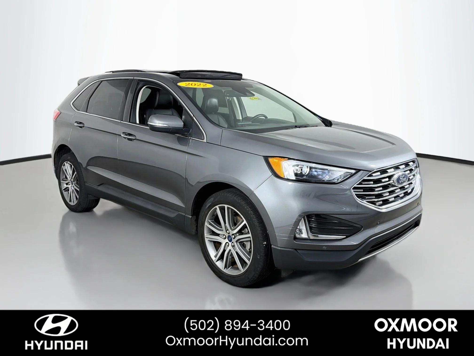 Used 2022 Carbonized Gray Metallic Ford Titanium image 1