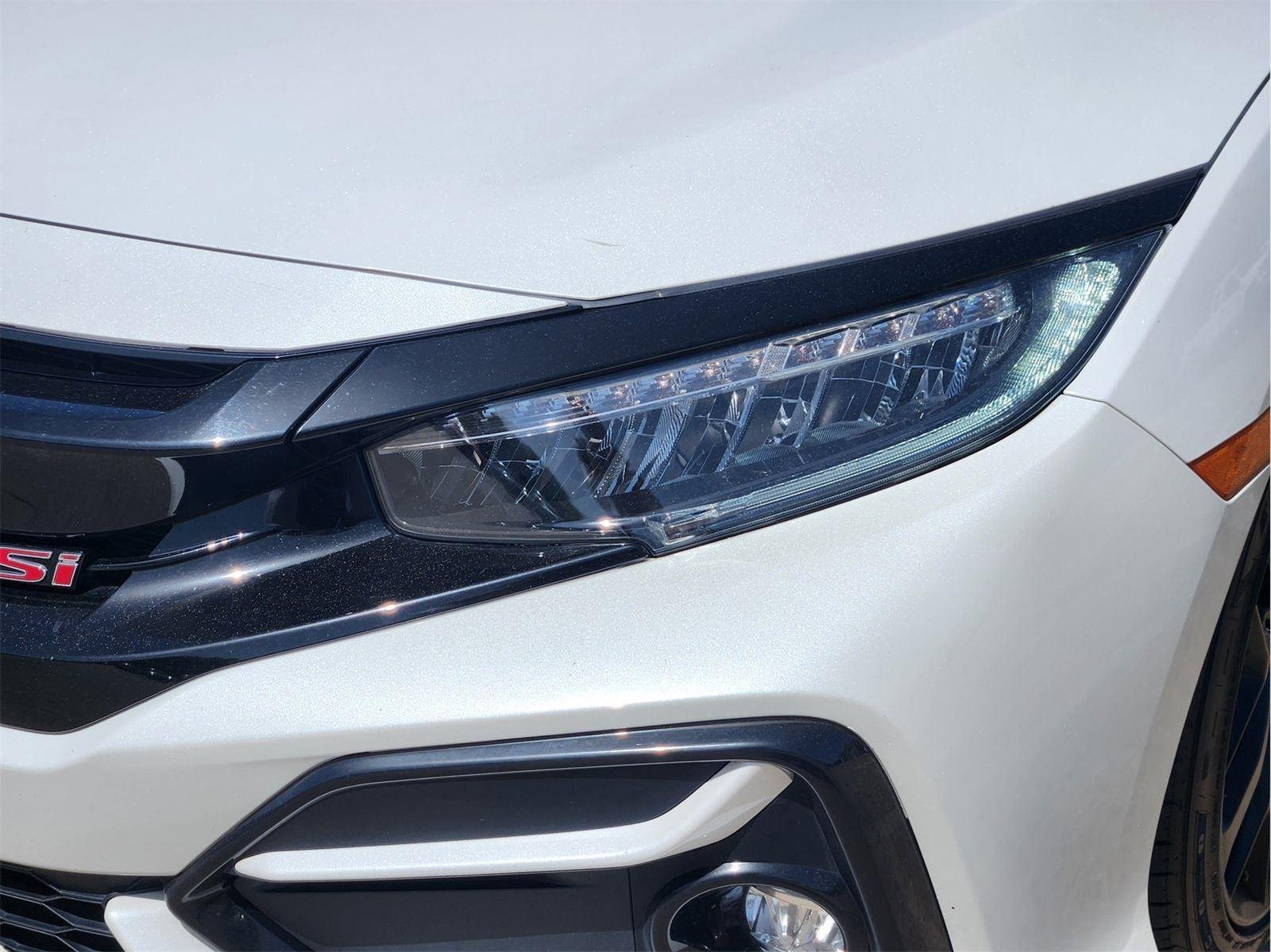 Certified Used 2020 Platinum White Pearl Honda SI image 7